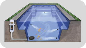 vantage self cleaning pool