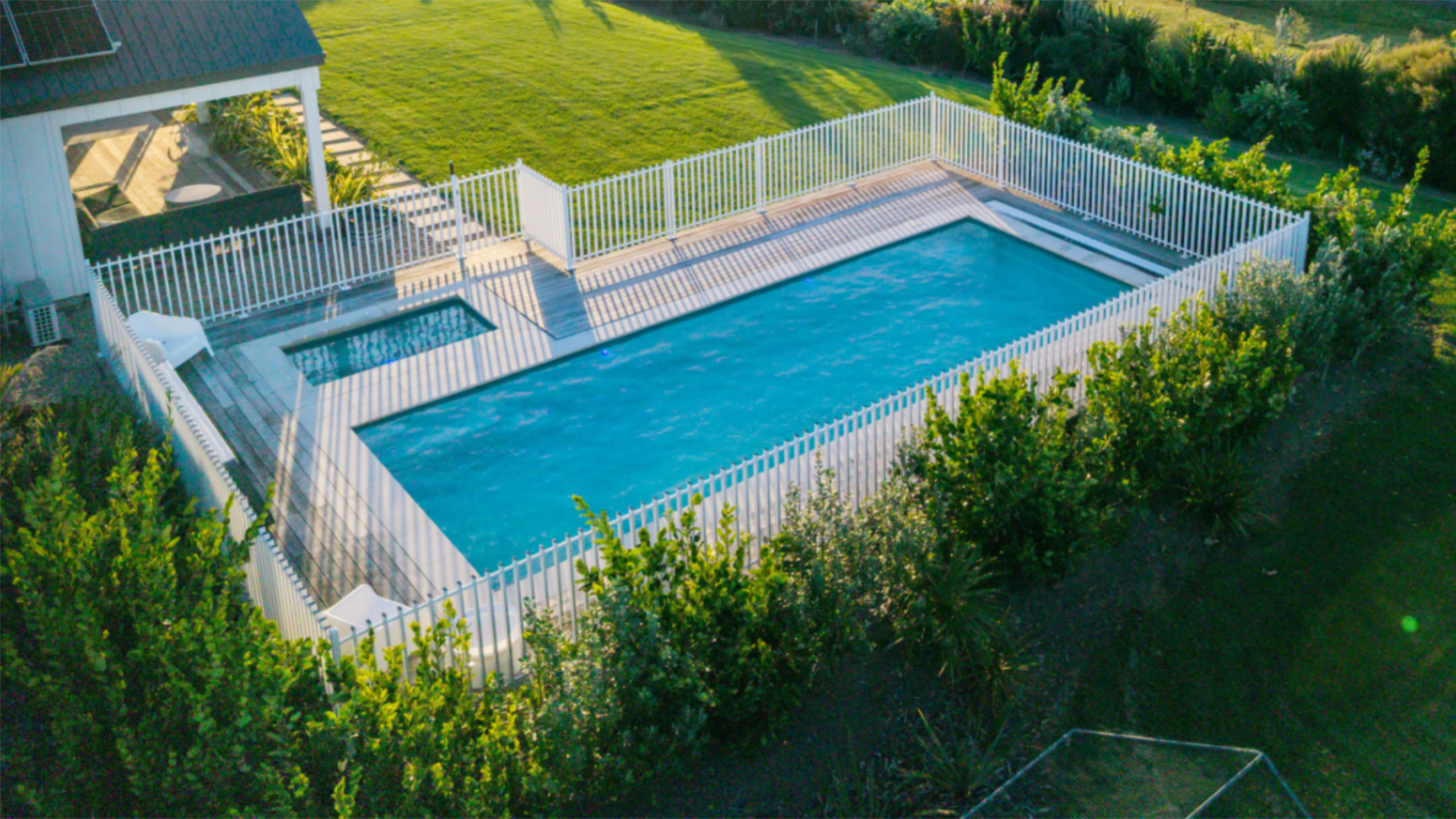 X-Trainer with Spa in Quartz by Ultimate Pools